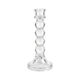 thumbnail image 2 of Vintage Clear Glass Candlestick Holders, Clearance Crystal Taper Candle Stands, Table Centerpiece Decor for Wedding Thanksgiving Christmas Autumn Home Ornaments, 2 of 6