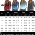thumbnail image 3 of DENGDENG Women's Tops 3/4 Sleeve Loose Fit Collared Button Down Shirts Summer Henley V Neck Tunic Casual T-Shirts Lightweight Trendy Geometric Print Blouse Multicolor L, 3 of 5