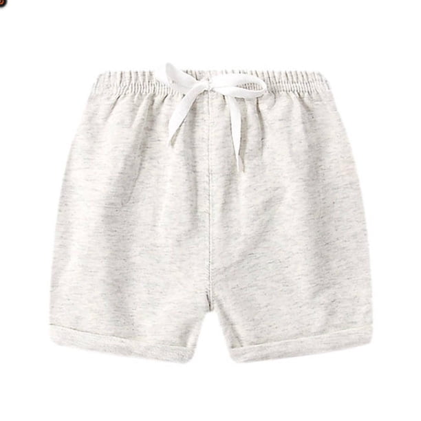 Baby Boy Shorts Set Summer Solid Casual Sports Shorts con Cordón para Niños Baby Girl Shorts