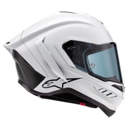 Alpinestars Supertech R10 Solid Street Motorcycle Helmet - Gloss White / Small