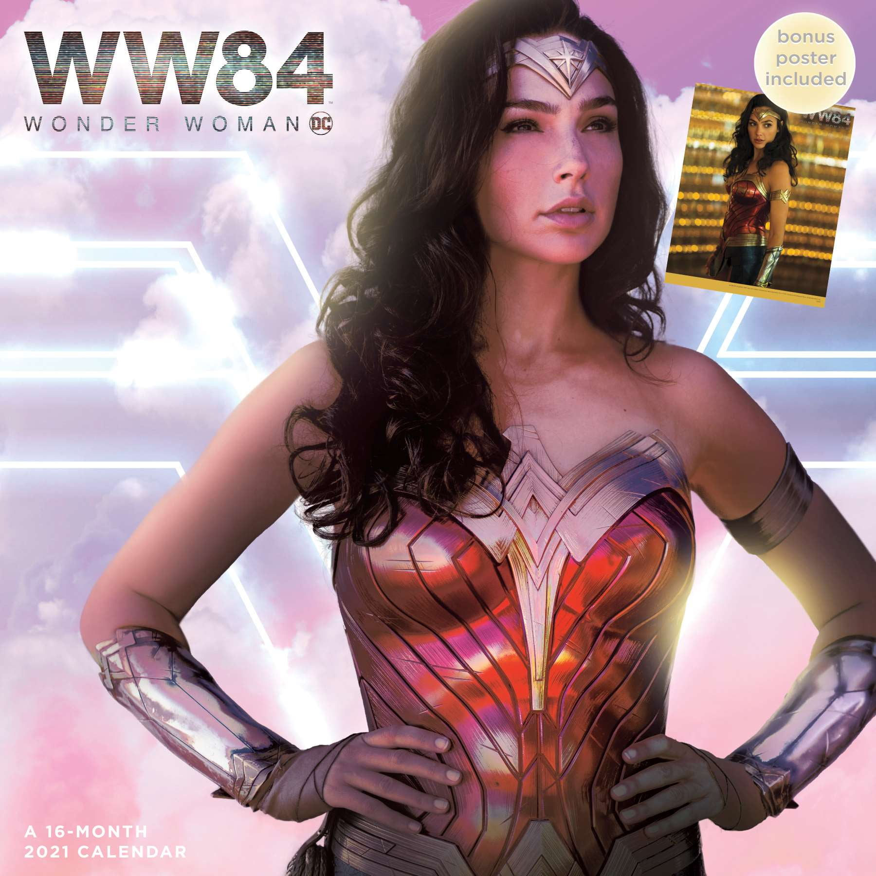 2021 Wonder Woman 1984 Wall Calendar With Bonus Poster Walmart Com Walmart Com