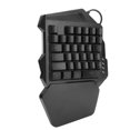 thumbnail image 3 of Teclado RGB con cable Larga vida útil Fácil de transportar Fácil de usar Teclado con una sola mano Computadoras portátiles para computadora LHCER Descripción de la referencia, 3 of 7