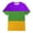 0-Multicolour1517, variant on Tiijoy Toddler Girls Carnival Color Block T Shirt Short Sleeve T-Shirt Tee, Sizes 2-3