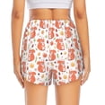 thumbnail image 3 of Picia Squirrel And Maple Leaf Pattern Women's 2 in 1 Athletic Running Shorts High Waisted Workout Casual Gym Sweat Shorts with Comfy Liner Zipper Pockets-Large, 3 of 9