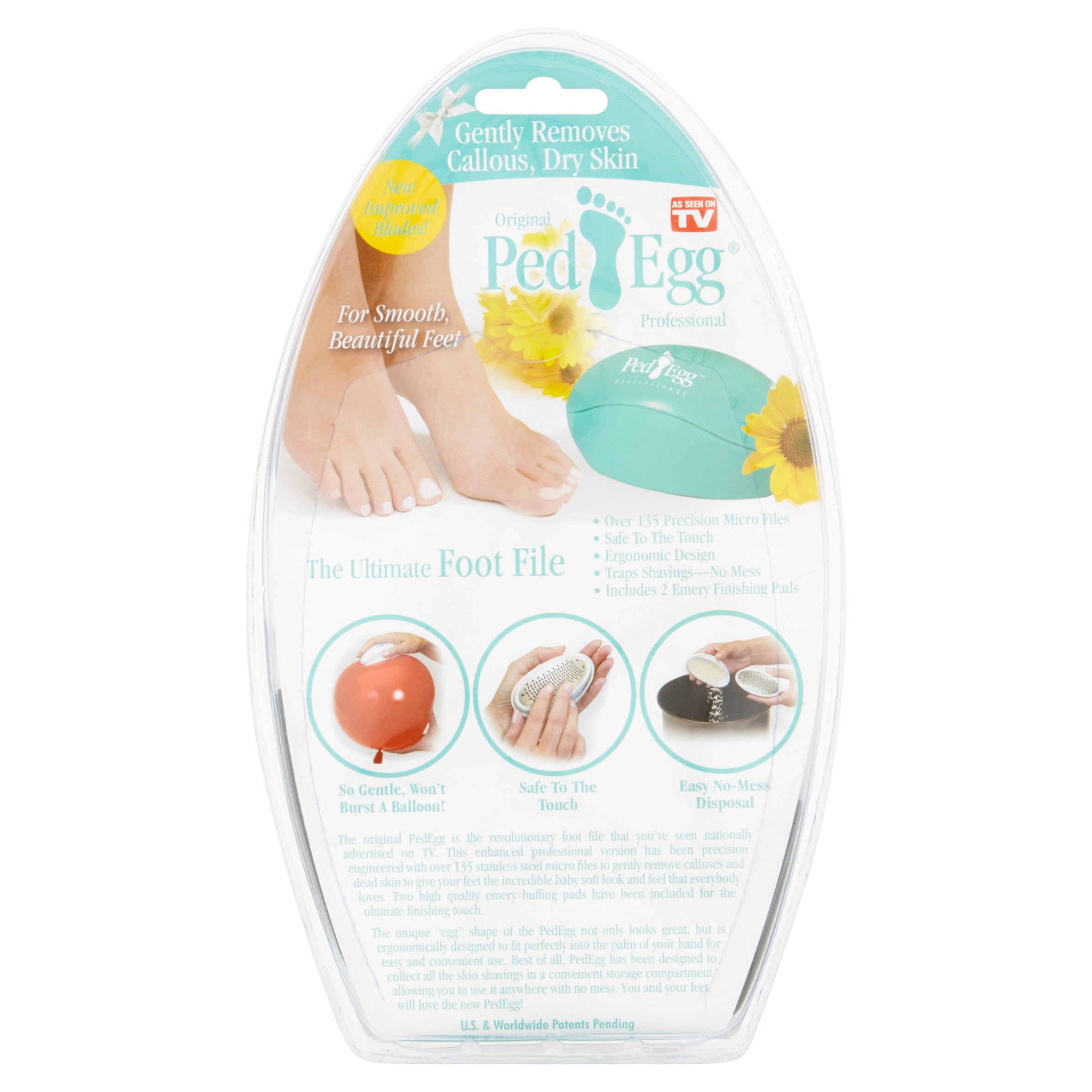 Limited Edition Pedegg Ped Egg Foot File- Pink