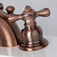 thumbnail image 2 of Kingston Brass KB946AX Victorian Mini-Widespread Bathroom Faucet, Antique Copper, 2 of 6