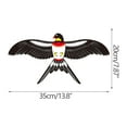 thumbnail image 2 of C Swallow Kite Toy 35Cm With Rod Dynamic Flying Game Children Outdoor Activity Lightweight Plastic Easy Launch, 2 of 5