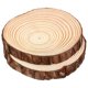 thumbnail image 1 of 2pcs Wood Slices Unpainted Wood Circles Wooden Centerpieces Rustic Home Decors Wood Slice Ornament Craft Wood Discs With Bark, 1 of 4