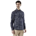 thumbnail image 3 of Ethnix Men's Pullover Cotton Indigo Kurta Tunic Shirt-Length with Regular Collar; Indigo; SM, 3 of 6