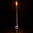 thumbnail image 6 of Witch Hat Taper Candles, 7.9" Halloween Witch Hat Candles Set of 2, Black Taper Flickering Candles, Halloween Decoration for Dinner Party Holiday Decor(2Pcs), 6 of 8