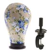 thumbnail image 1 of LOVIVER Canvas Cork Block Mannequin Head +Table Clamp for Making Hat Display 24" 2, 1 of 8