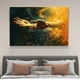 thumbnail image 2 of Póster de lienzo con una mujer flotando con los brazos extendidos, decoración de dormitorio, paisaje deportivo, decoración de oficina, regalo, estilo marco, 16 x 24 pulgadas (40 x 60 cm), 2 of 8