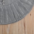 thumbnail image 6 of Kiapeise Little Girls 2 Pcs Puff Sleeve Knitted Pullover+Plaid Skirt Set, 6 of 6
