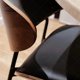 thumbnail image 4 of Modern Living Room Dining Chairs Wooden Luxury Italiano Ergonomic Dining Chair Computer Relaxing Meuble Maison Home Furniture GG My Lux Decor Round, 4 of 8