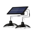thumbnail image 2 of Lámpara colgante solar doble con control remoto y brillo ajustable. Blanco cálido, 2 of 9