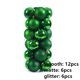 thumbnail image 3 of 24 bolas de Navidad de 6 cm, adornos para árbol de Navidad, bolas colgantes de Navidad, colgantes para árbol, decoración para fiesta en el hogar, regalo de Año Nuevo 2025, Noel Nav, 3 of 5