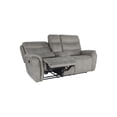 thumbnail image 4 of New Classic Furniture Kamari 2-Piece Fabric Manual Living Room Set in Gray, 4 of 10