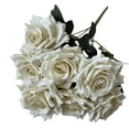 thumbnail image 5 of Decoration Simulation 7-Head Flower Suitable For Weddings Home Decor White Blue For Wedding Table Party Vase Home Decor, 5 of 8