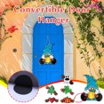 thumbnail image 1 of Cartel de bienvenida de temporada con colgador de puerta de gnomo con piezas navideñas intercambiables Wmkox8yii gf10982, 1 of 9