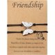 thumbnail image 1 of Pulsera de la amistad de mariposa para mujeres y niñas, 2 mejores amigas, pulsera de mariposa Bff, regalos de cumpleaños de relación de larga distancia, 1 of 5
