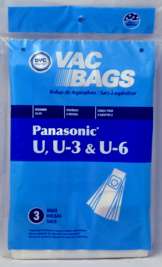 Panasonic Upright Vacuum Cleaner Bags, DVC Replacement Brand, designed