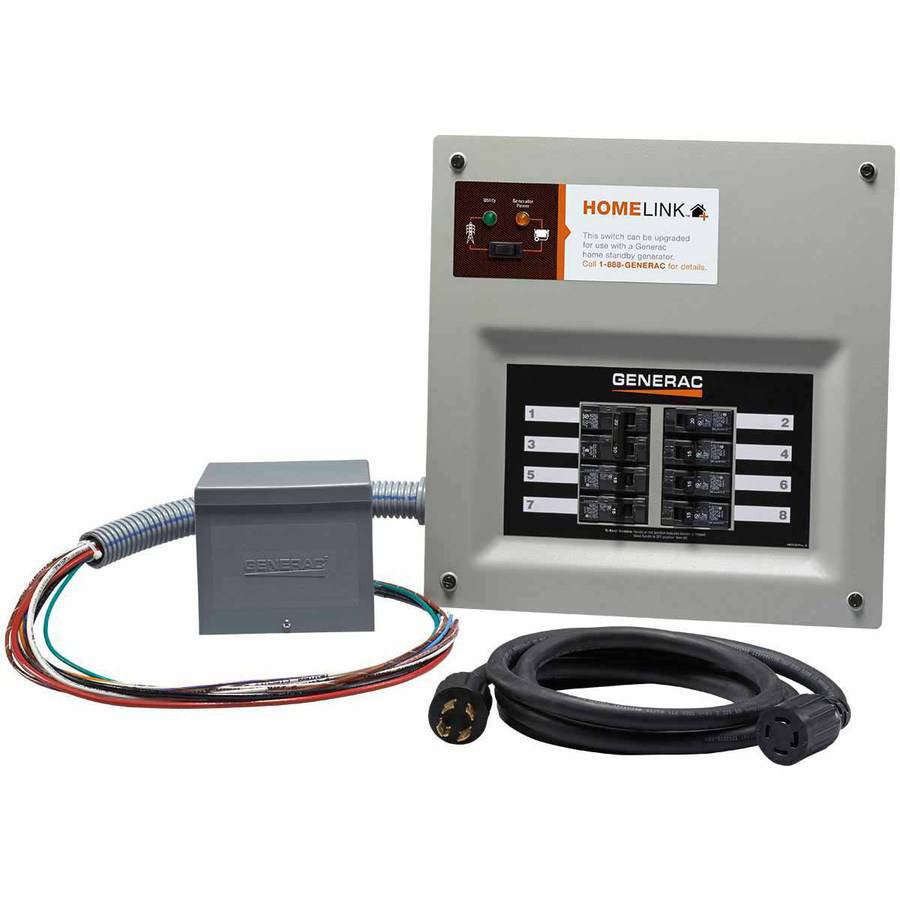Generac 6853 HomeLink Upgradeable Manual Transfer Switch Kit w/ Resin