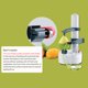 thumbnail image 4 of Pelador Eléctrico Multifuncional De Acero Inoxidable, Pelador Automático De Frutas Y Verduras, Tres Cuchillas De Repuesto, Peladora De Patatas Cateissary HA024131-01, 4 of 6