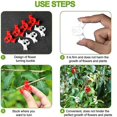 thumbnail image 2 of Plant Branch Clips - For Bending Plants And Changing The Direction Of Growth, Vertical And Healthier Growth, 20 Pieces JU, 2 of 5