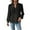 Black, variant on 2025 New Fashion Plus Size Ladies Fall And Winter New Fashion V-neck Lace Solid Color Long-sleeved Casual Tops Long-sleeved V-neck Tops/shirts