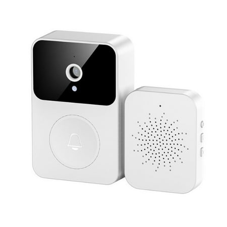 aoksee Consumer Electronics Smart Wireless Remote Video Doorbell Intelligent Visual Doorbell Home Intercom HD Night Vision Wifi Rechargeable Security Door Doorbell Gift on Clearance