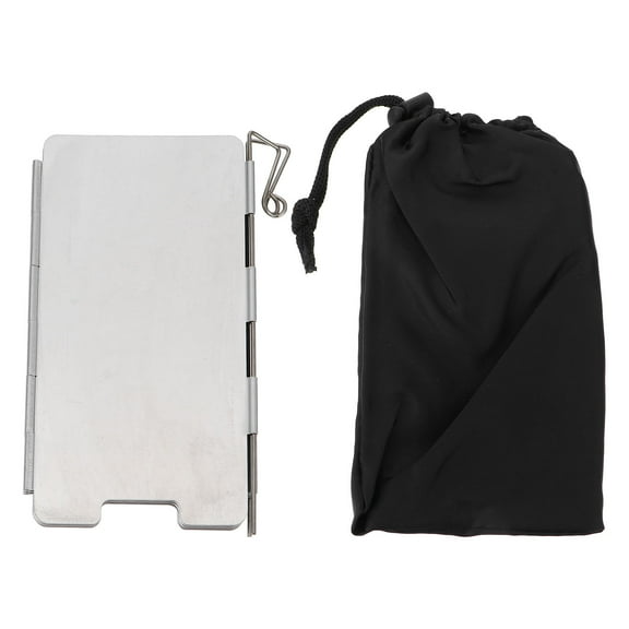 NICEXMAS Portable Camp Stove Windshield 1 Set 5.3X3.1X0.8in