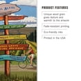 thumbnail image 3 of Lantern Press 12x18 Inch Premium Wood Sign, Ready to Hang Wall Decor, Cranberry Scoop, Los Altos, California, Destination Signpost, 3 of 4