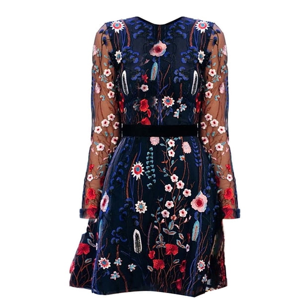 Gibobby Vestido Casual para Mujer Camiseta sin mangas de verano informal para mujer, sin mangas, hasta la rodilla, con estampado mini, vestido sin ma(Azul,G)