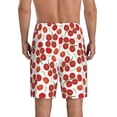 thumbnail image 3 of Kdxio Tomato Print Mens Sleep Shorts Bottoms Soft Comfy Pajama Wear Pants with Drawstring Pockets, 3 of 7