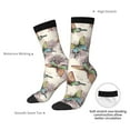 thumbnail image 4 of Cauagu Flying Butterflies-1 Print Crew Socks for Women and Men,Adult Athletic Running Socks 1-Pair Sports Socks Work Gear Socks with Moisture Wicking, 4 of 6