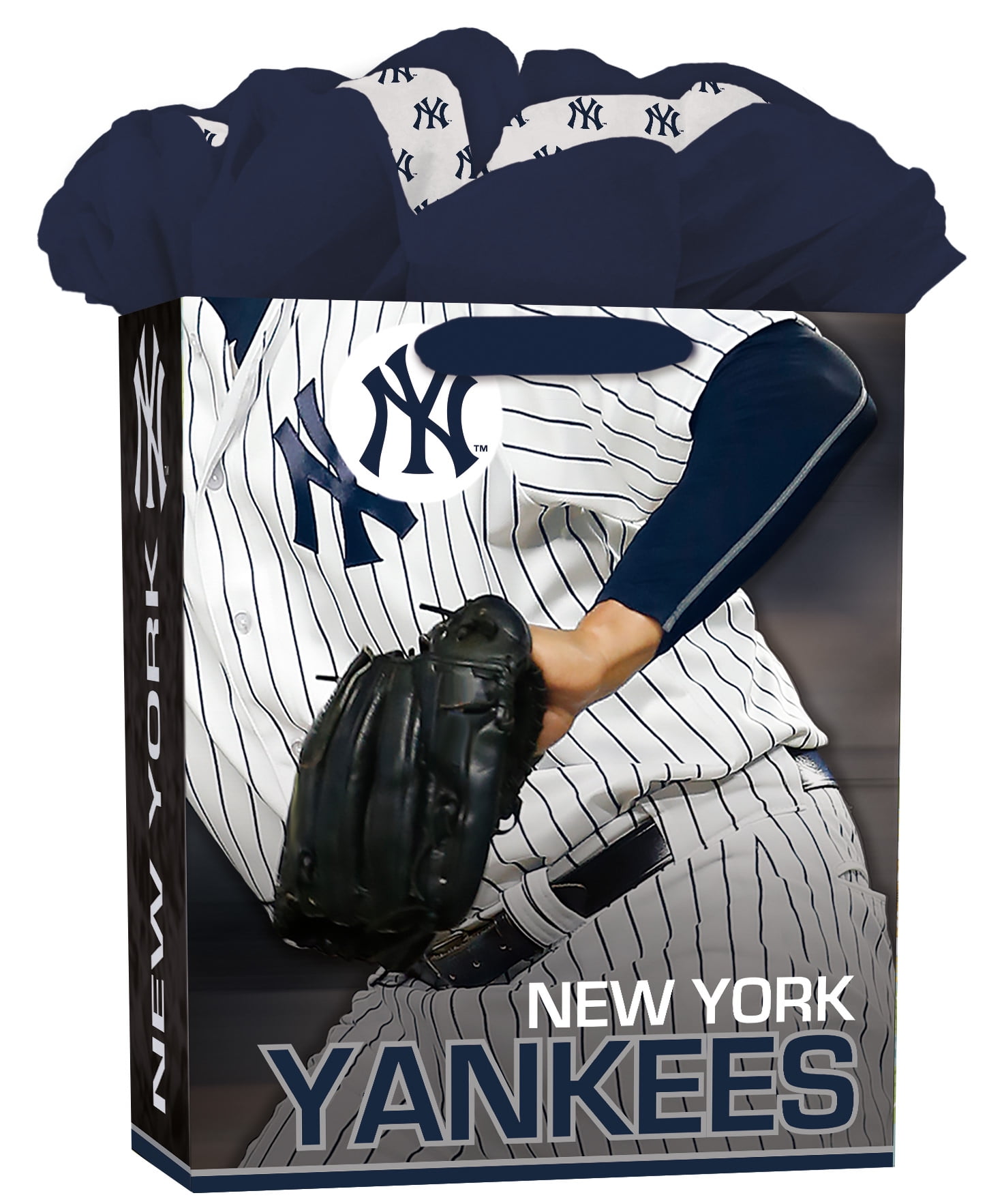 LARGE GOGO GIFT BAG, NEW YORK YANKEES