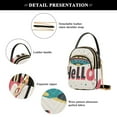 thumbnail image 4 of FORMRS Crossbody Bag for Women Quilted Travel Shoulder Cell Phone Purse with Chain Strap Handbag, Beige UFO, 4 of 7