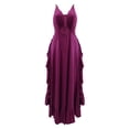 thumbnail image 4 of Fankiway Mode Femmes Robe Débardeur Sans Manches Col en V Été Confortable Couleur Décontractée Robes d'Été pour Femmes Liquidation Robes pour Femmes Grande Taille Liquidation, 4 of 8