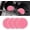 4Pcs,Pink, variant on Bling Car Cup Coaster, 2.76 inch Auto Cup Holder Insert Coasters,Silicone Anti-Slip Crystal Rhinestone Drink Mat, Universal Vehicle Interior Accessories for Women Girls (Black,2 Pcs)