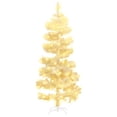 thumbnail image 2 of Charmma Swirl Christmas Tree with Stand and LEDs White 59.1" PVC, 2 of 10
