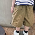 thumbnail image 5 of Odeerbi 1-10 Años Niños Pantalones Cortos Cargo Verano Bermudas Pantalones Cortos Deportivos Casual Cómodo Pantalón Corto Con Bolsillos, 5 of 5