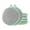 Green, variant on 6 Pack Double Sided Sponge Scourer, Round Nylon Cleaning Pad for Cookware, Coating Safe Degreasing Wipe, High Elastic Foam, Hanging Hole