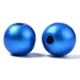 thumbnail image 4 of Painted Natural Wood European Beads Pearlized Large Hole Beads Round Mixed Color 16x14.5mm Hole: 4mm, 4 of 4