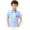 Blue, variant on Piuwrlz Blue polo Shirt Boys School Uniform T-Shirt Stripe Lapel Collar Button Shirt School Uniform T Shirt Blue Size 4-5 Years