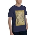 thumbnail image 2 of Bingfone Vintage World Map Men'S Loose Fit Short-Sleeve Pocket T-Shirt, 2 of 7