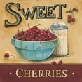 thumbnail image 2 of Gregory Gorham 20x20 White Modern Wood Framed Wall Art Titled - Sweet Cherries, 2 of 5