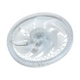 thumbnail image 1 of Ventilador de techo con luz Cuatro velocidades de viento ajustables Silencioso con control remoto Lámpara de ventilador Diámetro Blanco, 1 of 9
