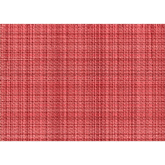 Ahgly Company Indoor Rectangle Patterned Ferrari Red Area Rugs, 7' x 10'