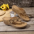 thumbnail image 5 of jiaxiM Flip Flops for Womens Thong Sandals Cute Summer House Slippers for Women Non- Thick Sole Orthofeet Shoes for Women Walking for Summer Outdoor, 5 of 6