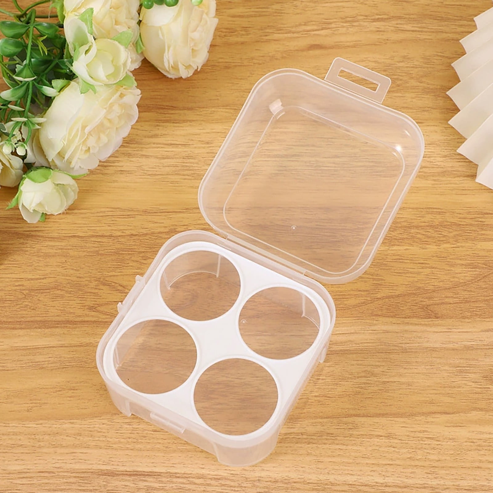 Egg Organizer Egg Holder Egg Tray Egg Container for Refrigerator Deviled Egg Containers With Lid Egg Rack Egg Holder for Fridge Refrigerator Egg Holder